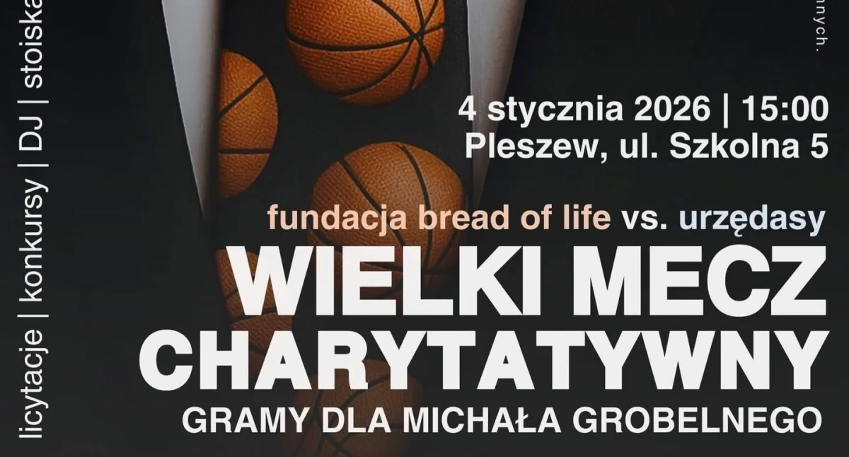 NGO, Wielki charytatywny Pleszewie Gramy Michała Grobelnego - zdjęcie, fotografia