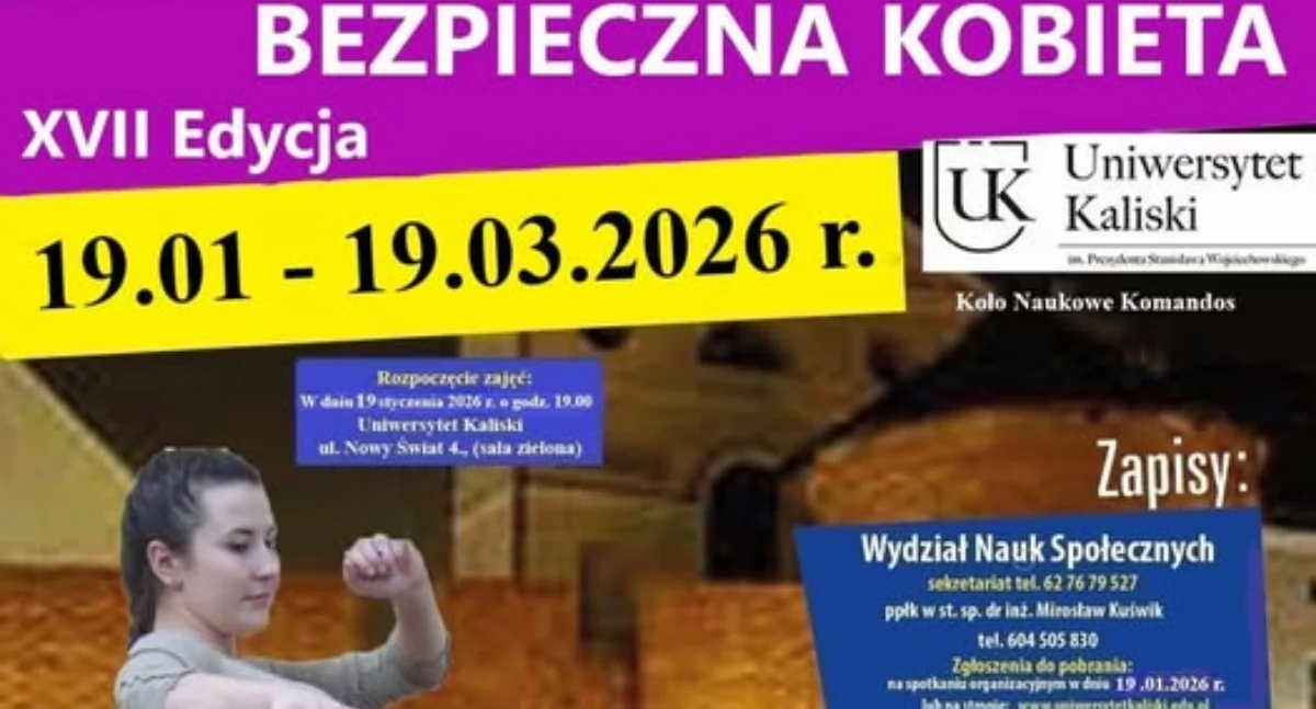 Ciekawostki, Rusza edycja bezpłatnego programu „Bezpieczna Kobieta” - zdjęcie, fotografia