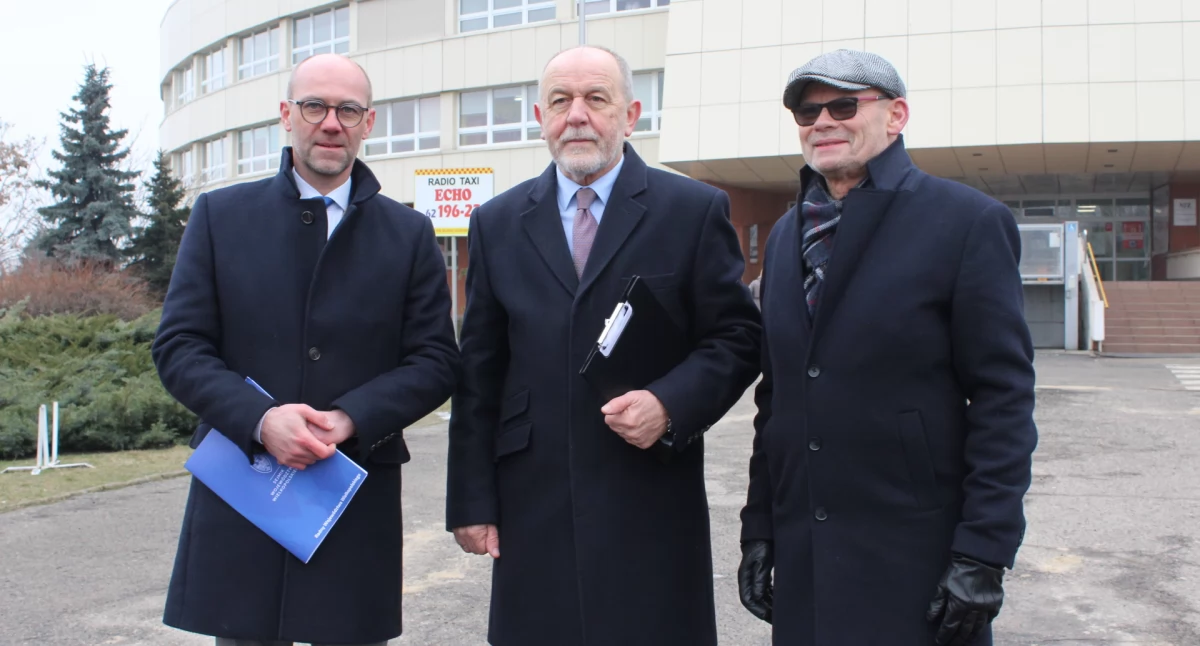 Od lewej: Filip Żelazny, Jan Mosiński i Andrzej Plichta