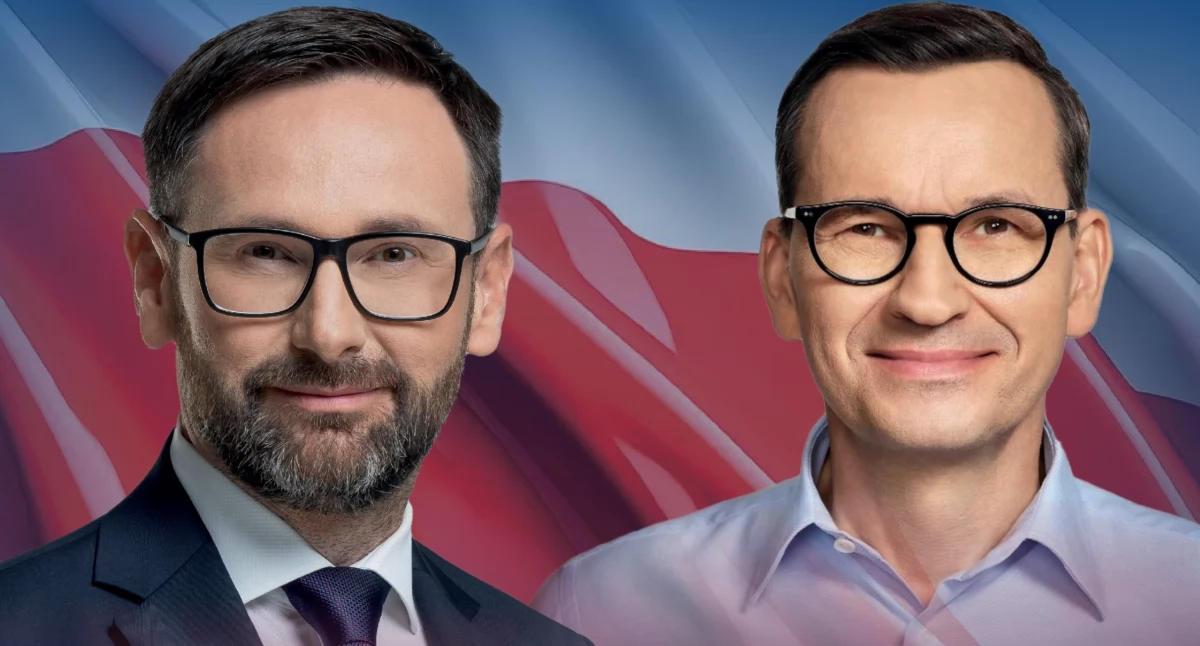 Polityka, Mateusz Morawiecki Daniel Obajtek Kaliszu - zdjęcie, fotografia