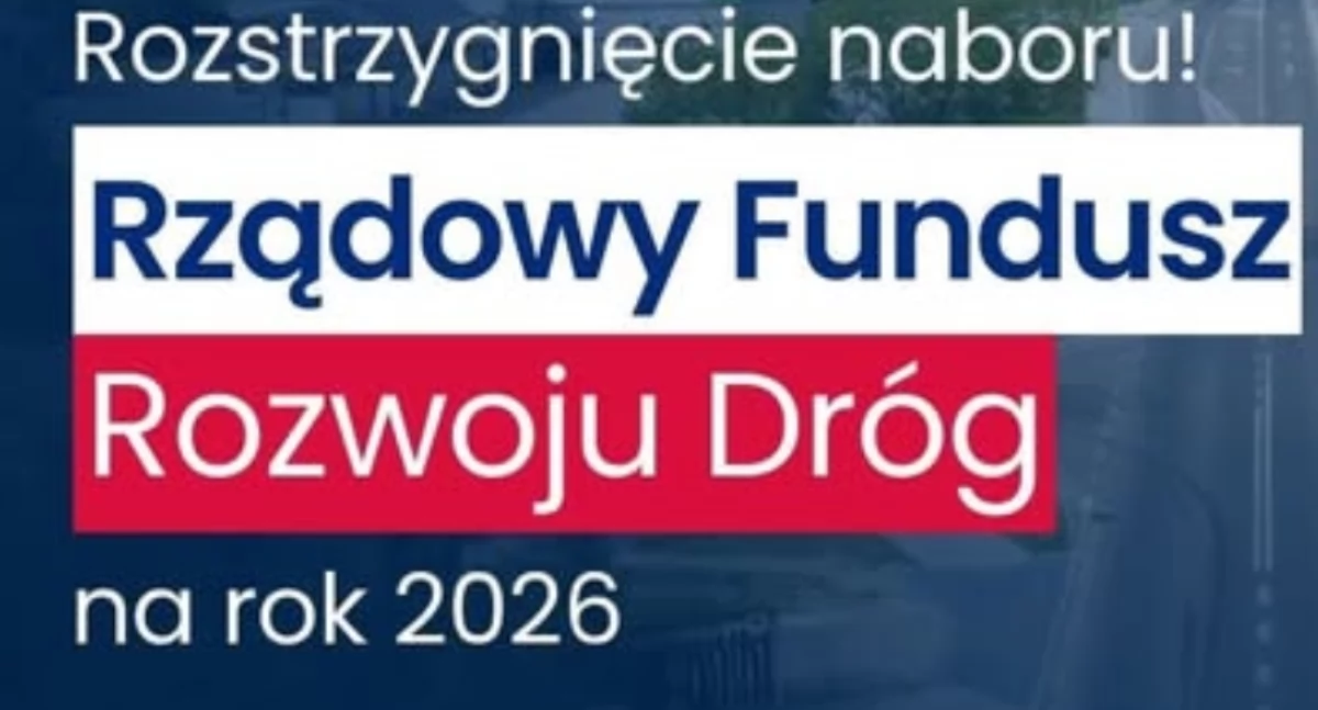 Region, przebudowę drogi Florentyna Goliszew - zdjęcie, fotografia