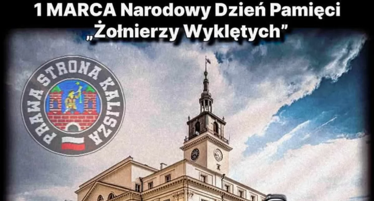 NGO, Tropem Wilczym Kaliszu Pamięci Żołnierzy Wyklętych stadionie Matejki - zdjęcie, fotografia