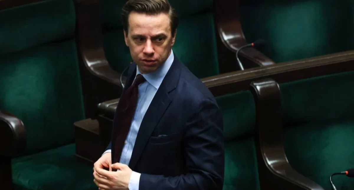 Krzysztof Bosak podczas wizyty w Kaliszu