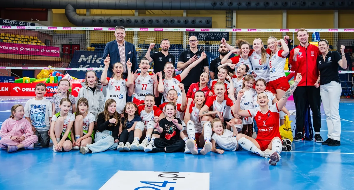 Siatkówka, Kaliskie siatkarki finału! Wielki Piątek wyjazdowe starcie Pile! - zdjęcie, fotografia