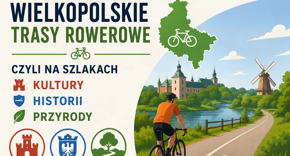 Ciekawostki, Wielkopolskie trasy rowerowe czyli szlakach kultury historii przyrody - zdjęcie, fotografia