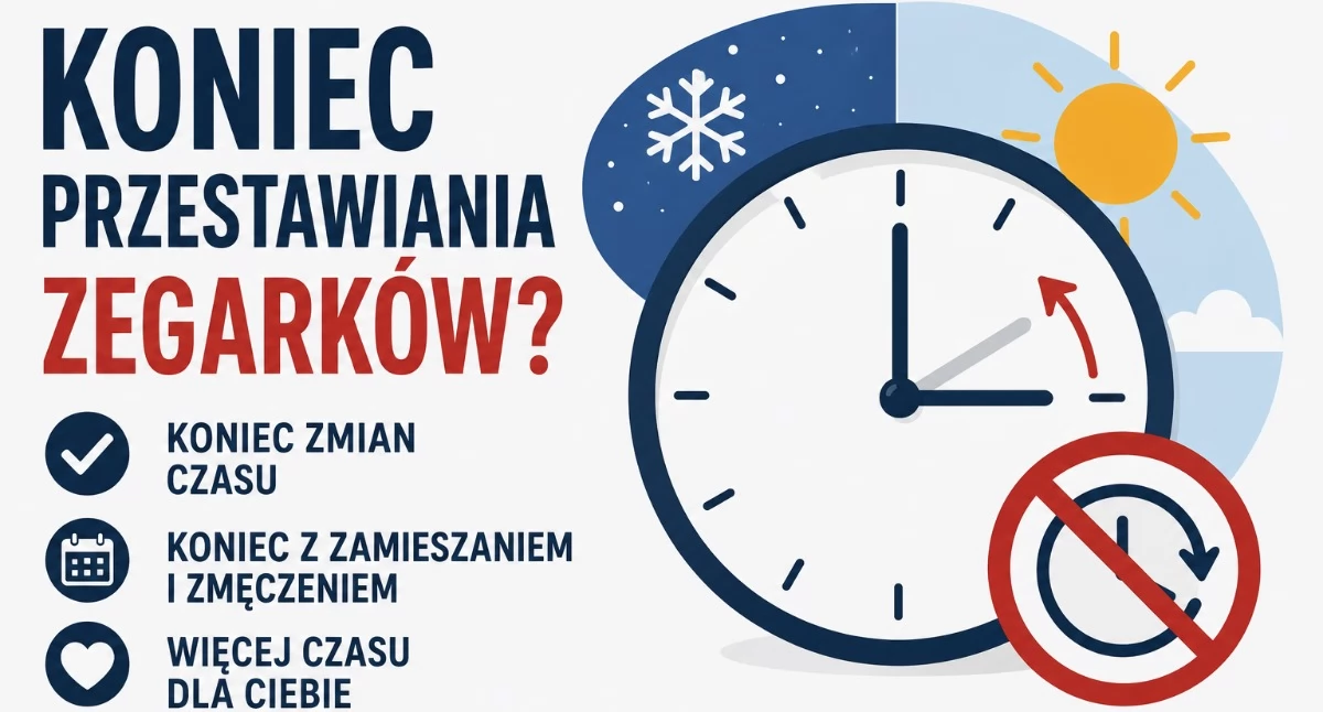 Ciekawostki, Koniec przestawiania zegarków - zdjęcie, fotografia