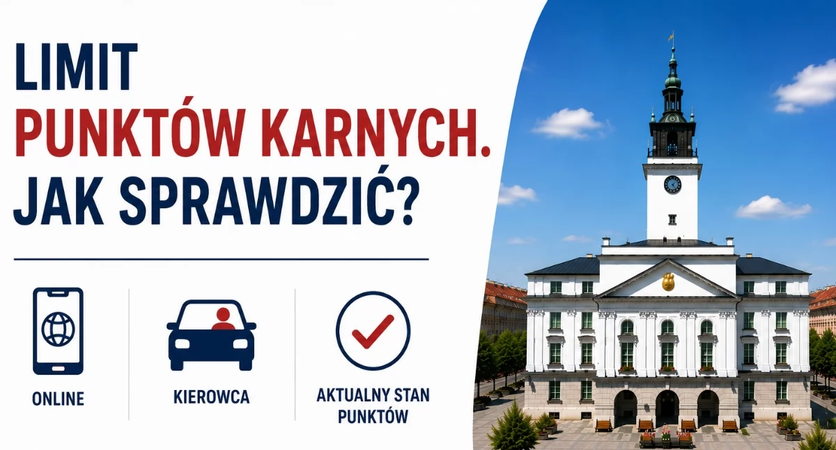 Policja - komunikaty , Limit punktów karnych sprawdzić - zdjęcie, fotografia