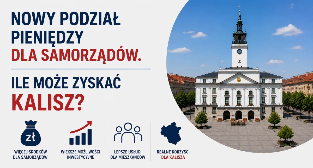 Inwestycje, podział pieniędzy samorządów może zyskać Kalisz - zdjęcie, fotografia