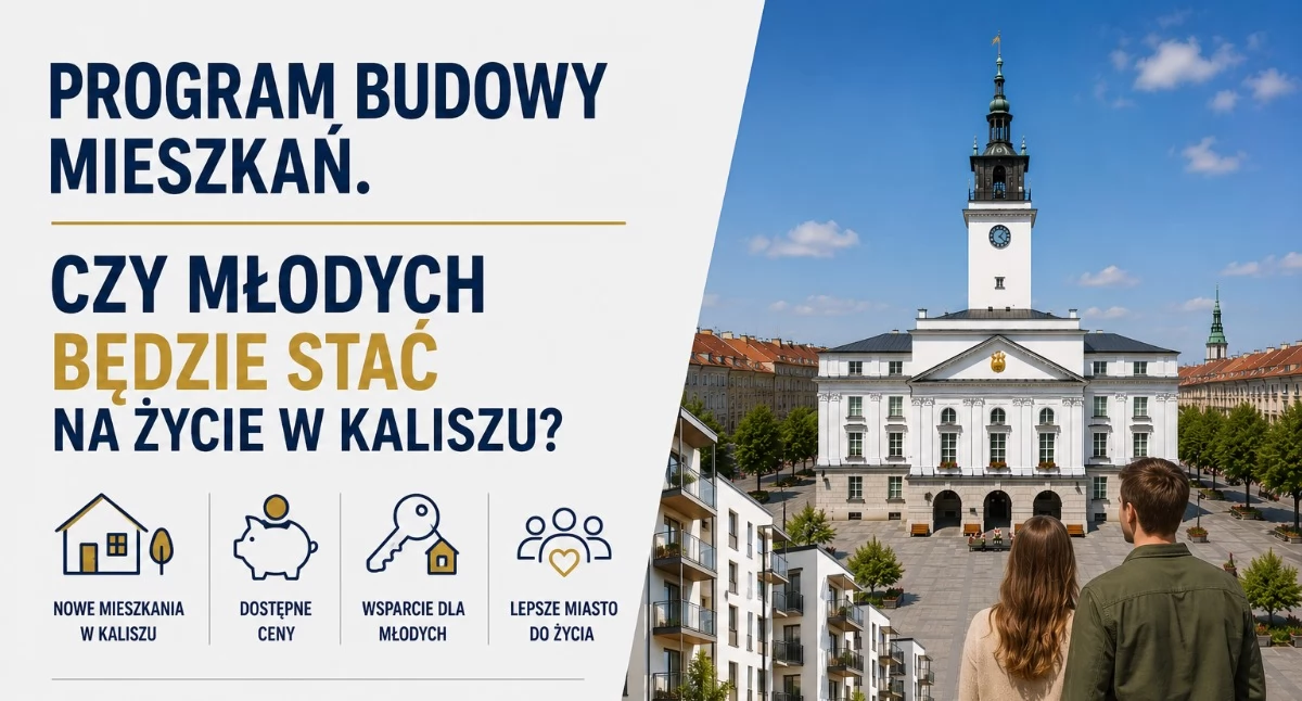 Mieszkania i domy, Program budowy mieszkań młodych będzie stać życie Kaliszu - zdjęcie, fotografia
