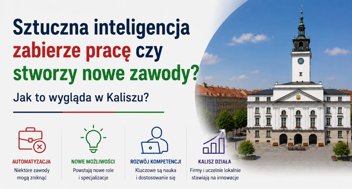 Ciekawostki, Sztuczna inteligencja zabierze pracę stworzy zawody wygląda Kaliszu - zdjęcie, fotografia