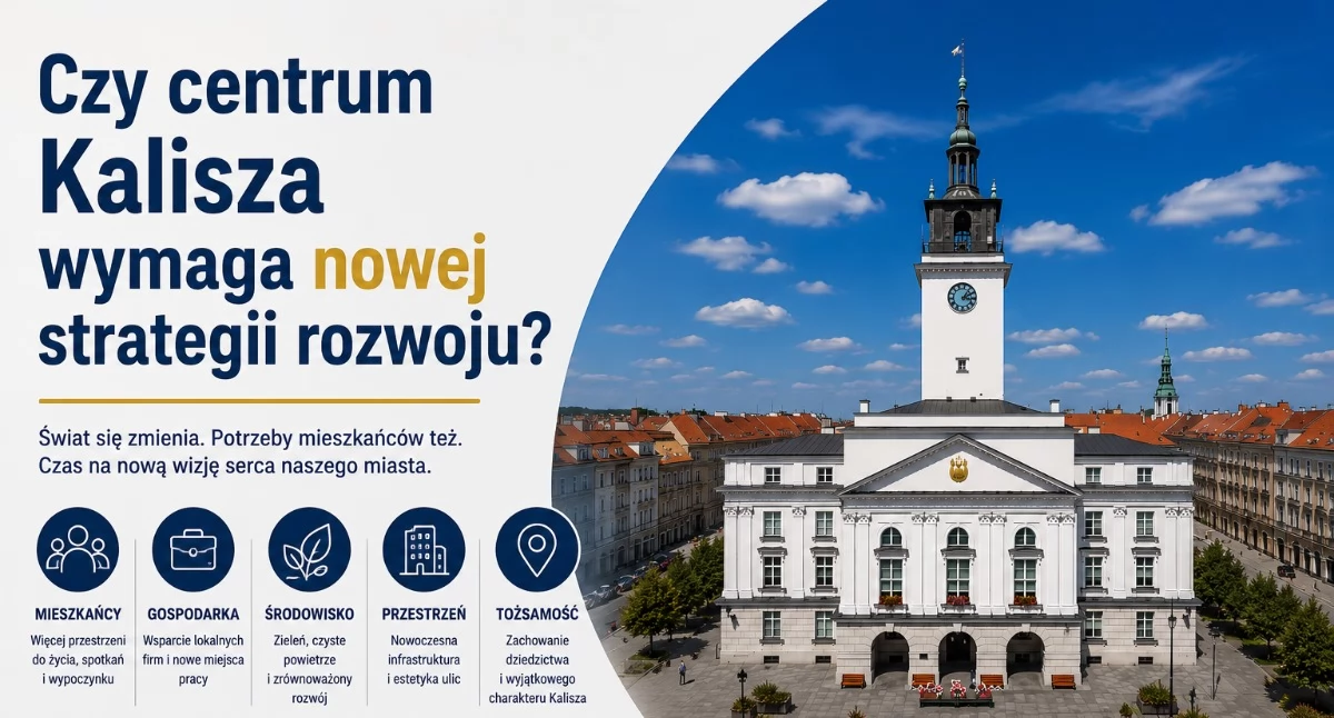 Inwestycje, centrum Kalisza wymaga nowej strategii rozwoju - zdjęcie, fotografia