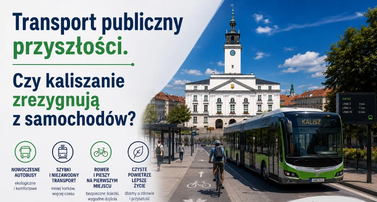 Transport, Transport publiczny przyszłości kaliszanie zrezygnują samochodów - zdjęcie, fotografia