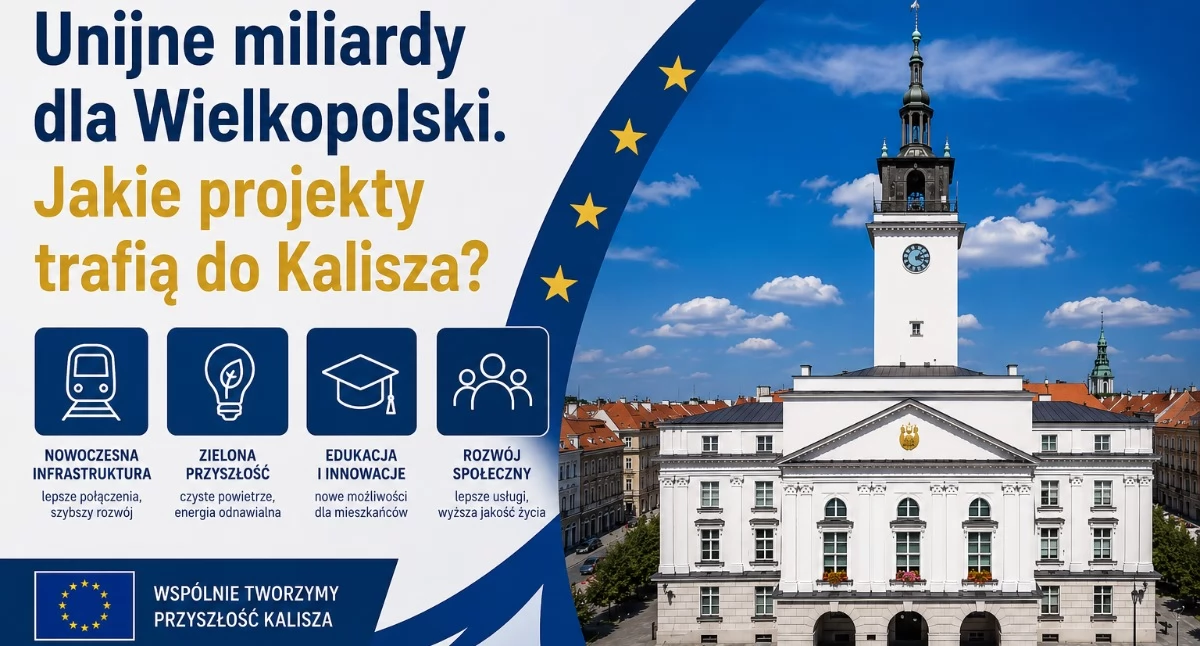 Inwestycje, Unijne miliardy Wielkopolski Jakie projekty trafią Kalisza - zdjęcie, fotografia
