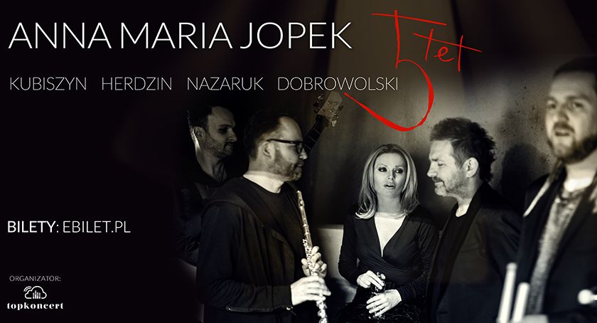 Zdjęcie ukazuje wokalistkę Annę Marię Jopek