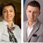 Monika Nowak, wójt gm. Koźminek i Mariusz Szyszkiewicz, wójt gm. Godziesze Wielkie