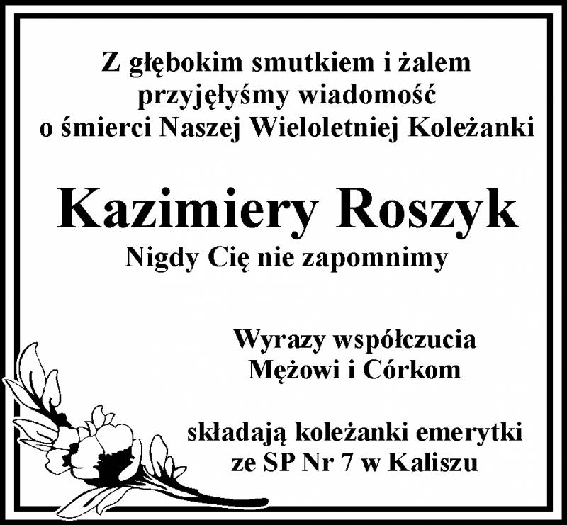 Kazimiera Roszyk