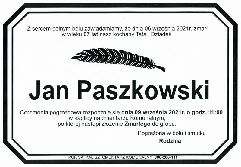 Jan Paszkowski