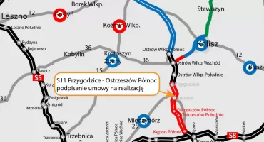 Czteropasmowa droga szybkiego ruchu blisko Kalisza. Kiedy pojedziemy?