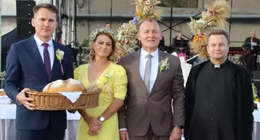 Dożynki przeplatane deszczem – Zbiersk 2025