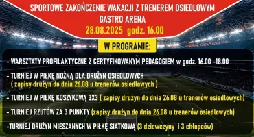 Zakończenie wakacji z Trenerem Osiedlowym