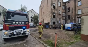 Eksplozja butli z gazem na ulicy Dworcowej