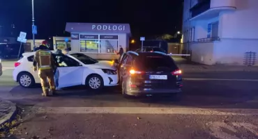 Nie ustąpiła pierwszeństwa przejazdu. Kolizja na ul. Bankowej