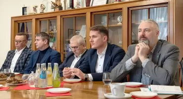 Spotkanie samorządowców  w starostwie kaliskim