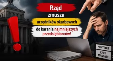 Rząd zmusza urzędników skarbowych do karania najmniejszych przedsiębiorców!