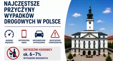 Najczęstsze przyczyny wypadków drogowych w Polsce a rola nietrzeźwych kierowców