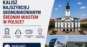 Kalisz najszybciej skomunikowanym średnim miastem w Polsce?